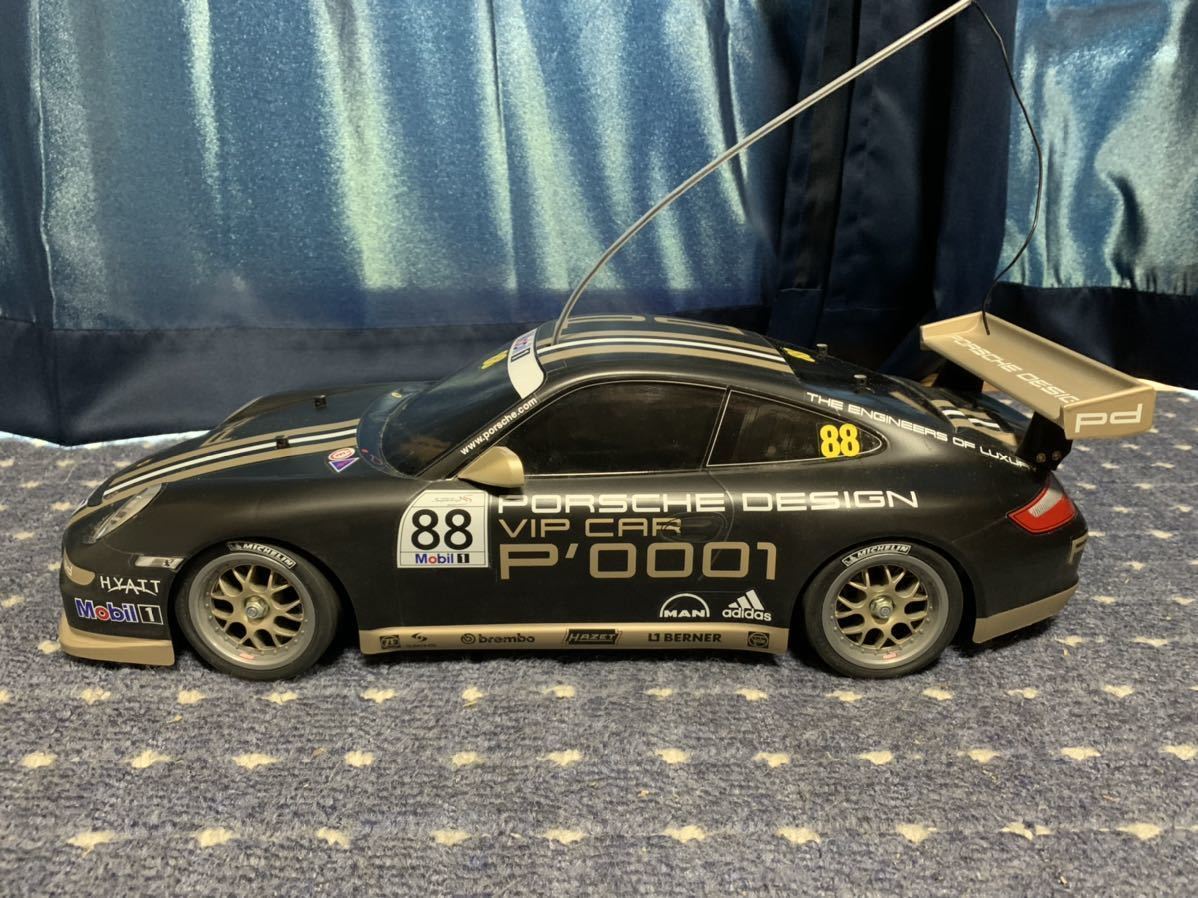 タミヤ 1/10 PORSCHE 911 GT3 CUP VIP 2007 TT-01 TYPE-E XB仕様