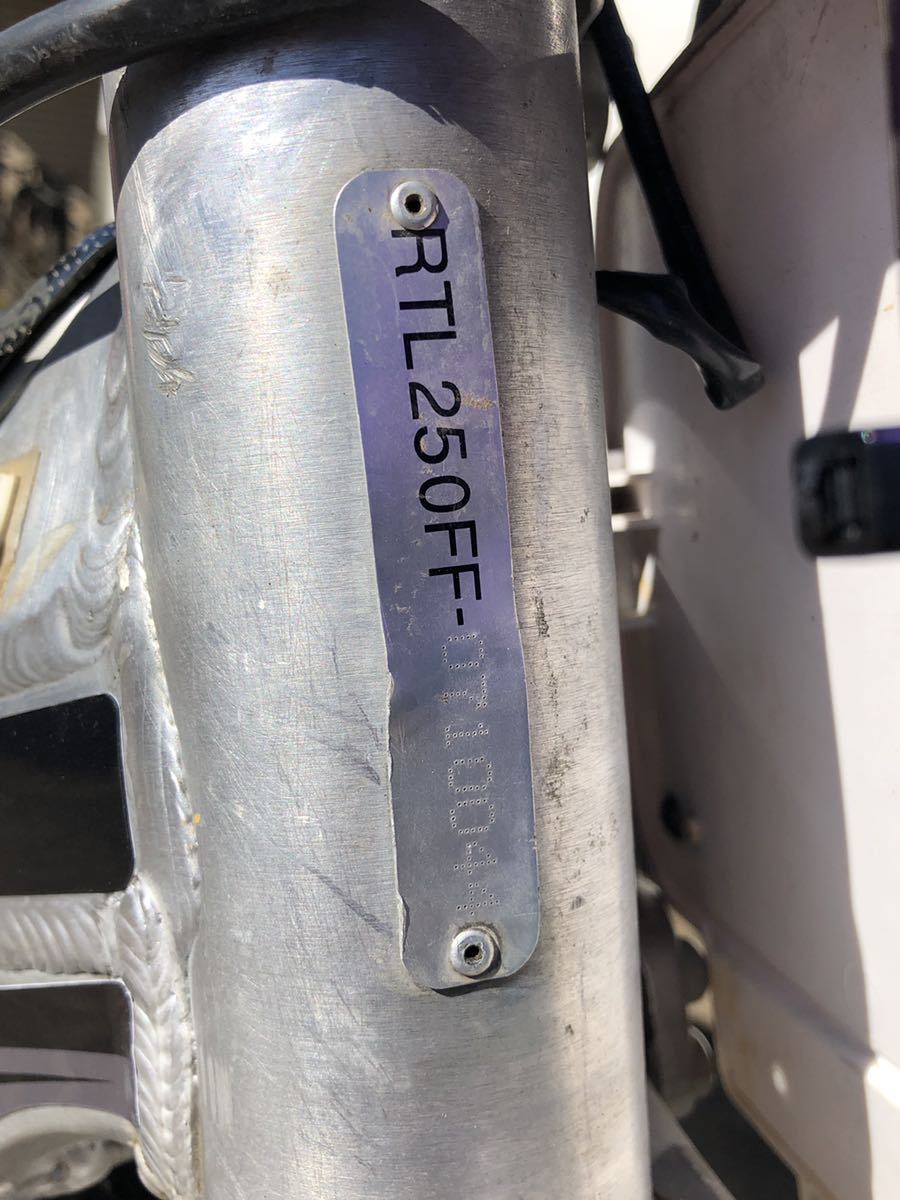 プレミアムカードコレクション -ガールズエディション- RTL250F 2007年式 書付 (RTL260F RTL300R COTA 4RT)トライアル バイク