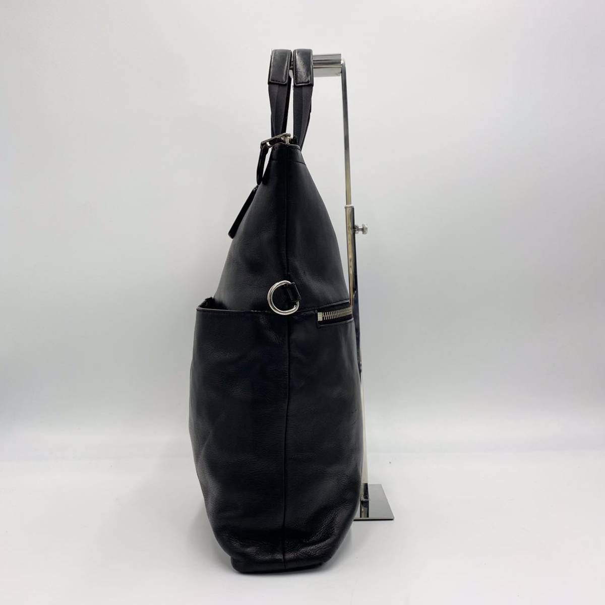 1円【美品】COACH コーチ 2way フォルドオーバー オールレザー メンズ