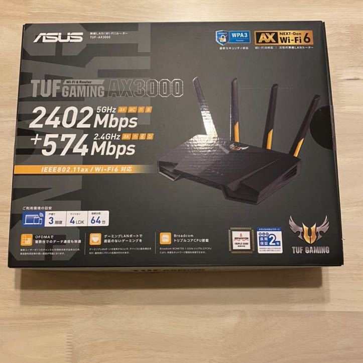 周辺機器 ASUS TUF-AX3000 TUF Gaming TUF-AX3000 無線LAN/ルーター