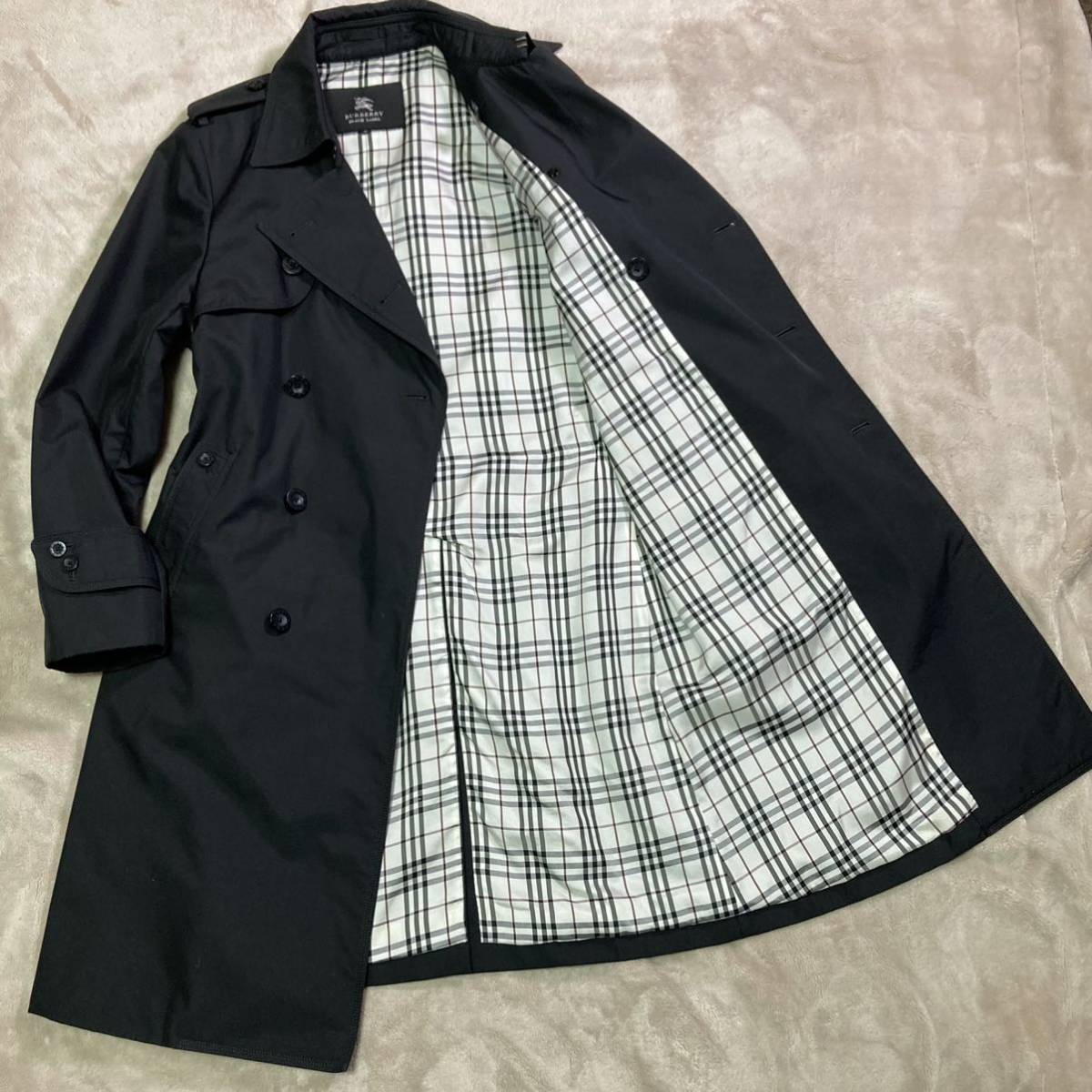 ☆美品☆希少デザイン☆バーバリーブラックレーベル トレンチコート 