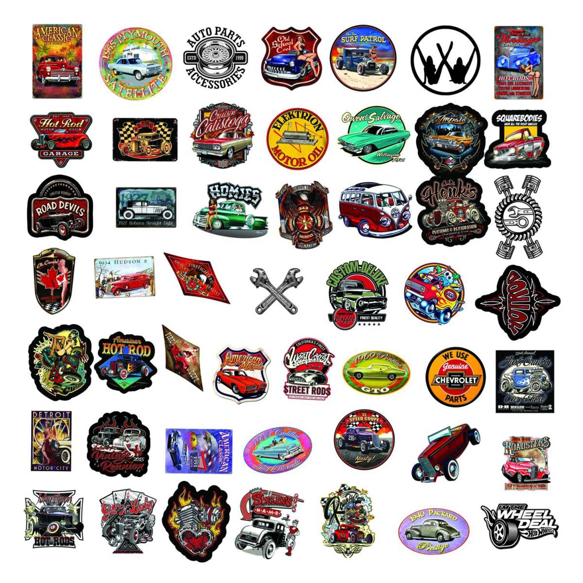 アメ車 アメリカン クラシックカー 改造車 レトロ風 セクシー 外人美女 アメリカンガールズ Lqb ステッカー50枚 ステッカー デカール 売買されたオークション情報 Yahooの商品情報をアーカイブ公開 オークファン Aucfan Com