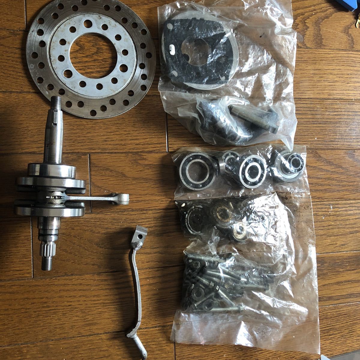 NSR50 パーツ類 クランクシャフト エンジン回りボルト ベアリング セット