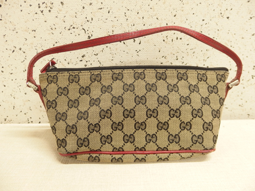 GUCCI グッチ ミニハンドバッグ アクセサリーポーチ GG柄 GUCCI グッチ ミニハンドバッグ アクセサリーポーチ GG柄