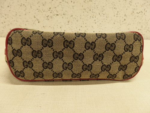 GUCCI グッチ ミニハンドバッグ アクセサリーポーチ GG柄 シリアル