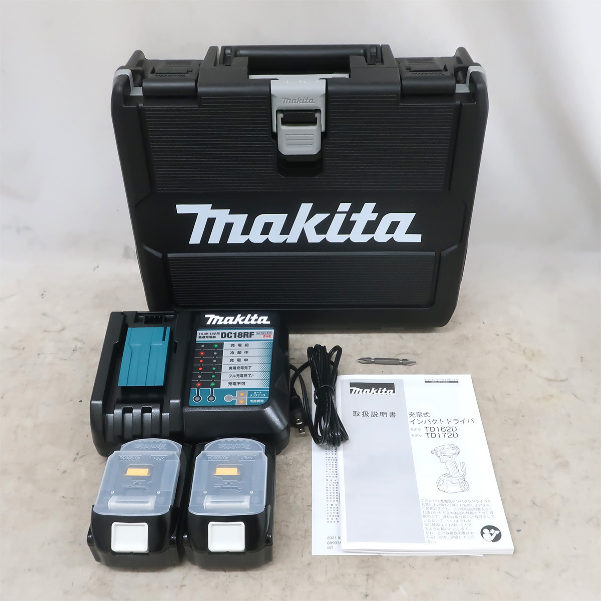 マキタ 充電式インパクトドライバ マキタインパクト 21の通販 | MO21 [送料無料&frasl;中古美品] makita 20th 充電式インパクトドライバ(黒) の通販 ＭＴＤ００２ＤＸ１ １８Ｖ充電式インパクトドライバ Anniversary マキタ(Makita) トルク22Nm