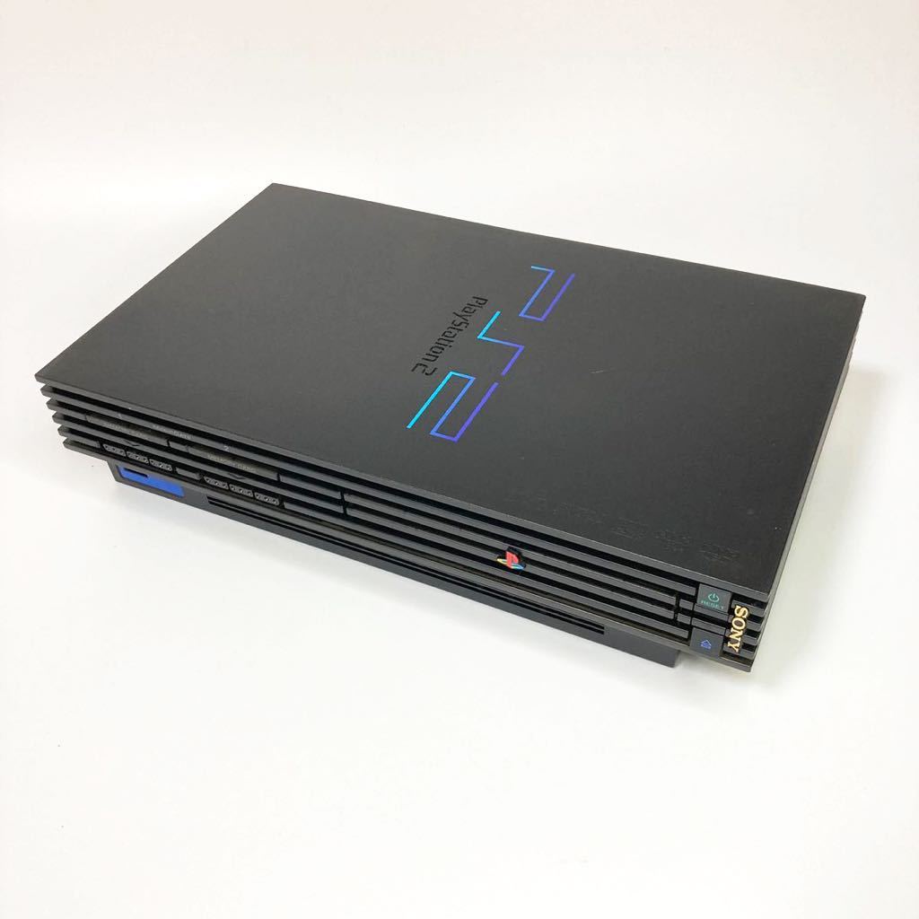 PS2 希少カラー SCPH-50000 本体セット ミッドナイトブラック プレイステーション2 ★動作確認済み★ プレステ2 PlayStation2 SCPH 0 NB 動作確認済み 金庫通販 箱付き動作品PlayStation2本体（SCPH-50000 セット