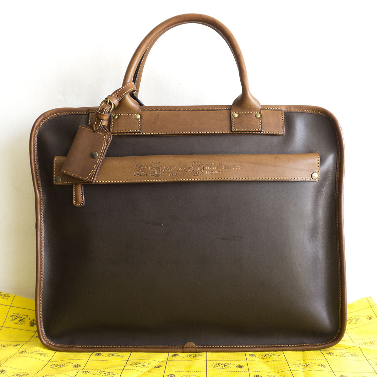 フェリージ ビジネスバッグ ナイロンブリーフケース 美品 FELISI