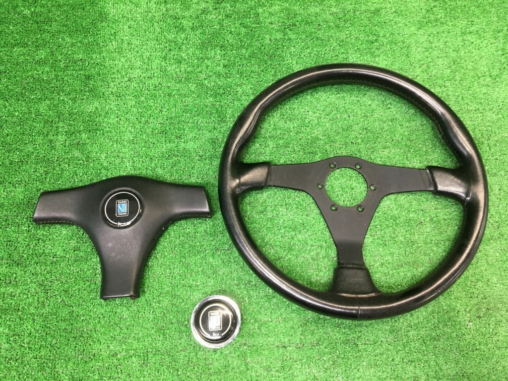 NARDI ステアリングホイール 本体　ホーンボタン付き □NARDI ナルディ ホーンボタン ハンドル ステアリング