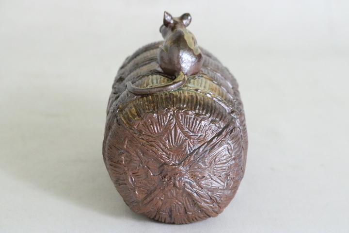 備前焼 ねずみ ネズミ 鼠 置物 陶印｜陶芸 