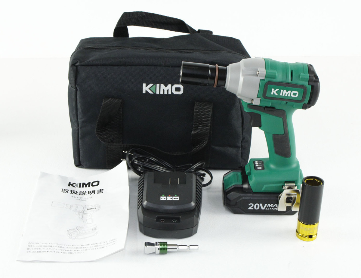 【豊富な，限定セール】 現状品 KIMO QM-3601 インパクトレンチ 電動レンチ コードレスインパクトレンチ バッテリー1個付属 &rdquo;(本体)｜売買されたオークション情報、yahooの商品情報をアーカイブ公開 - オークファン インパクトレンチ