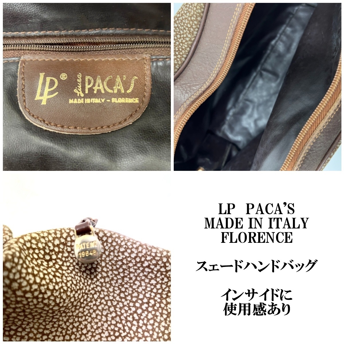 ZS】nuovo bidente Jollibors エキゾチックレザー クロコダイル ワニ革 