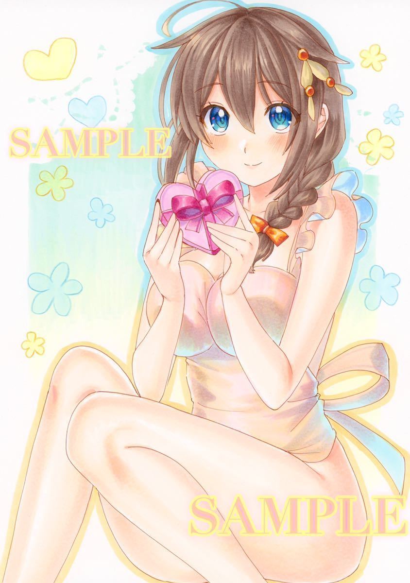 同人手描きイラスト ◆ 艦隊これくしょん ◆ 時雨 ◆ 艦これ 【ウェディングバニー】