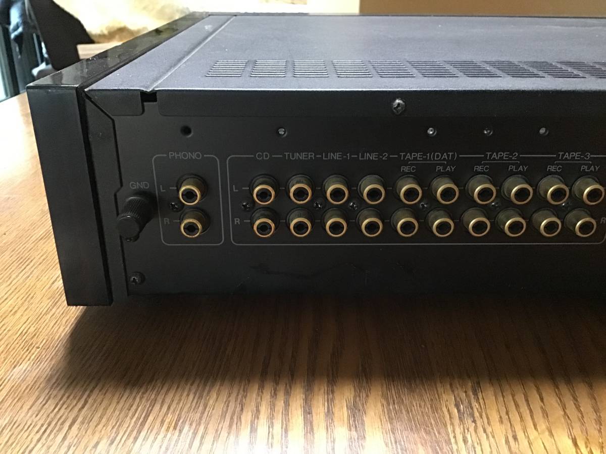 ONKYO intEgra P-308 プリアンプ 通電確認 ジャンク扱い Integra P-308