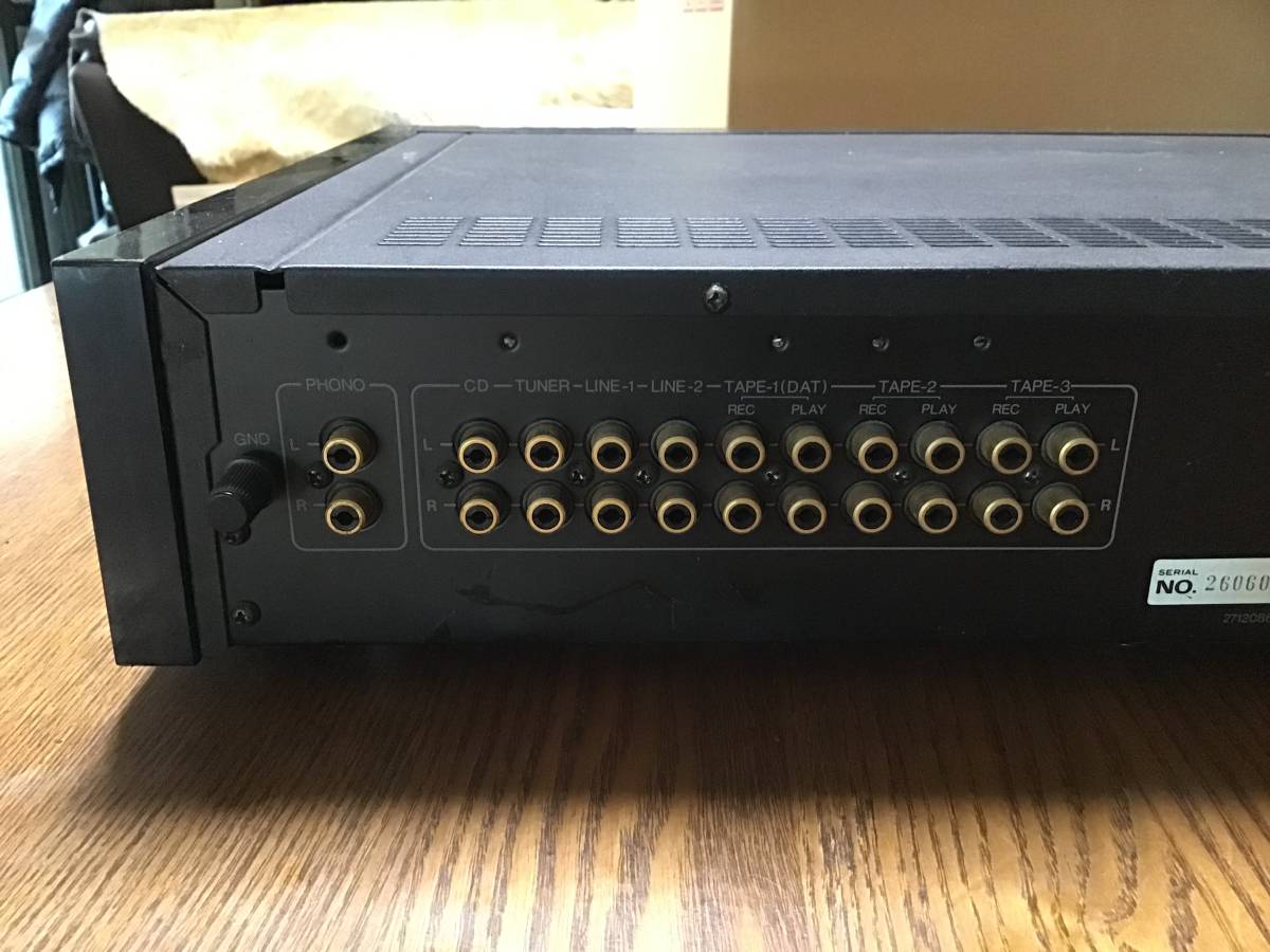 ONKYO intEgra P-308 プリアンプ 通電確認 ジャンク扱い Integra P-308