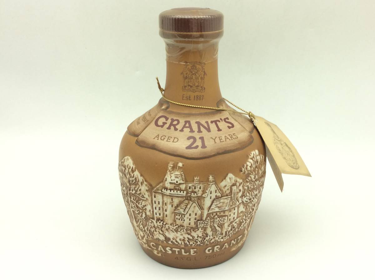 D41☆【未開栓】Grants グランツ 21年 スコッチ ベリーオールド
