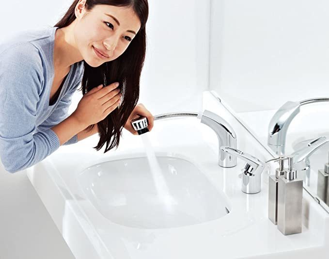 新品未使用 LIXIL INAX洗面洗髪シャワー/吐水切替エコハンドル 