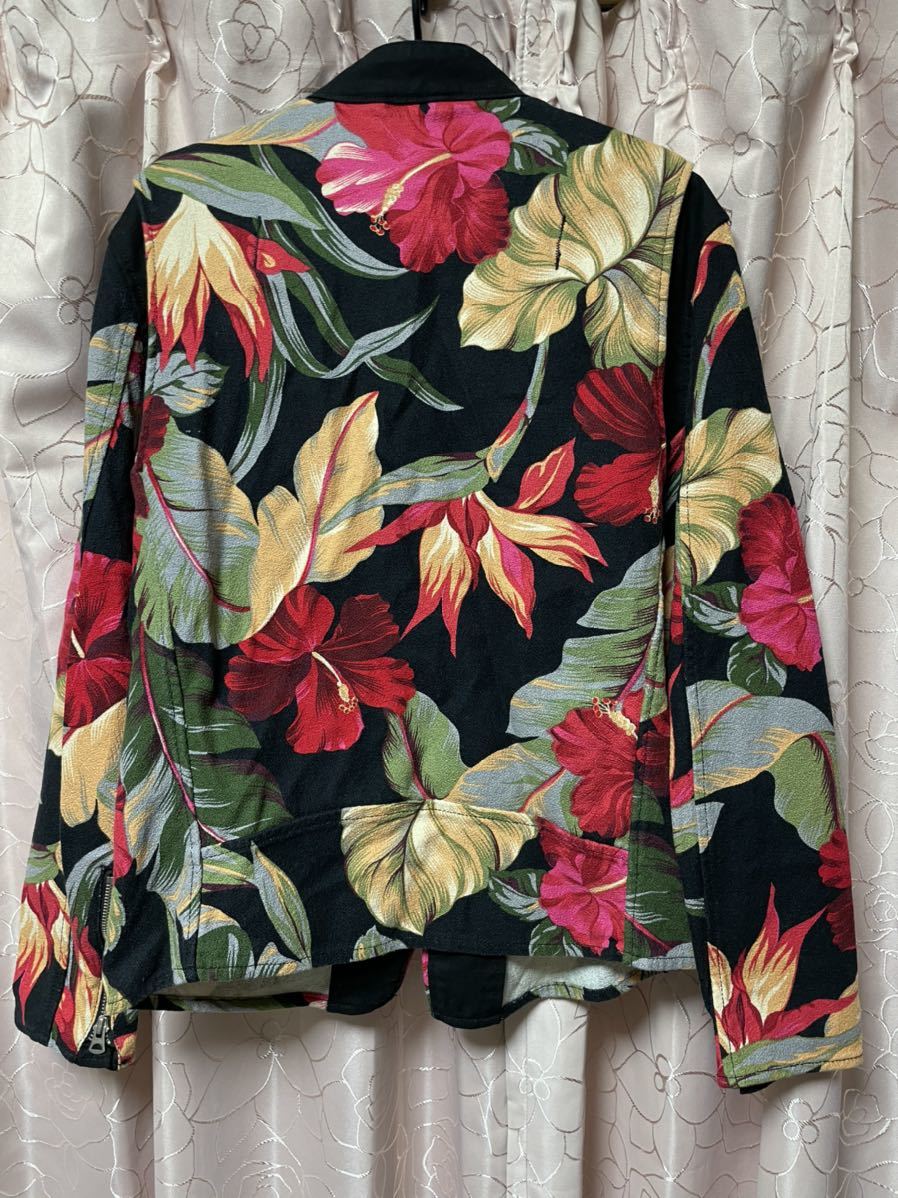 Schott BROS. シングルライダース お花柄がとても素敵 この柄は貴重 Schott | ショット レザージャケット 本革 641XX