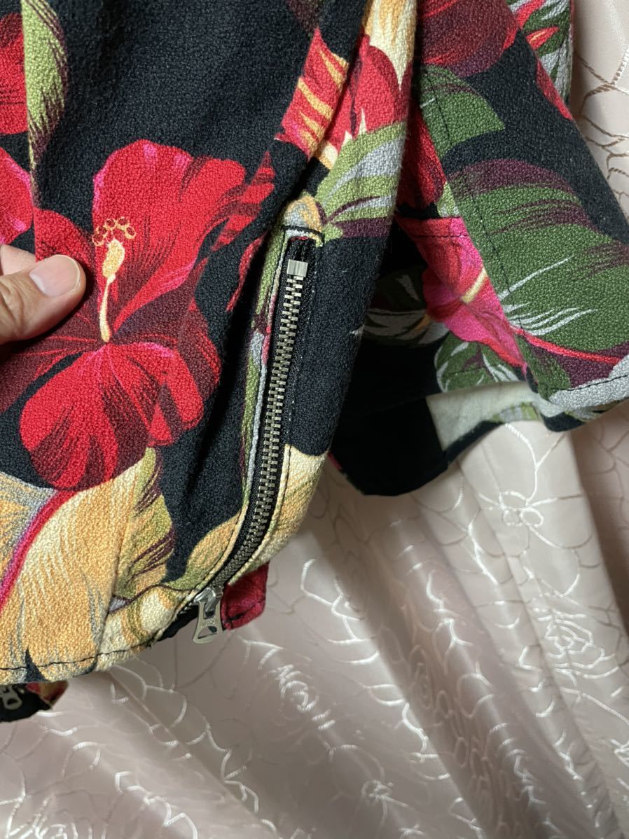 Schott BROS. シングルライダース お花柄がとても素敵 この柄は貴重 Schott | ショット レザージャケット 本革 641XX