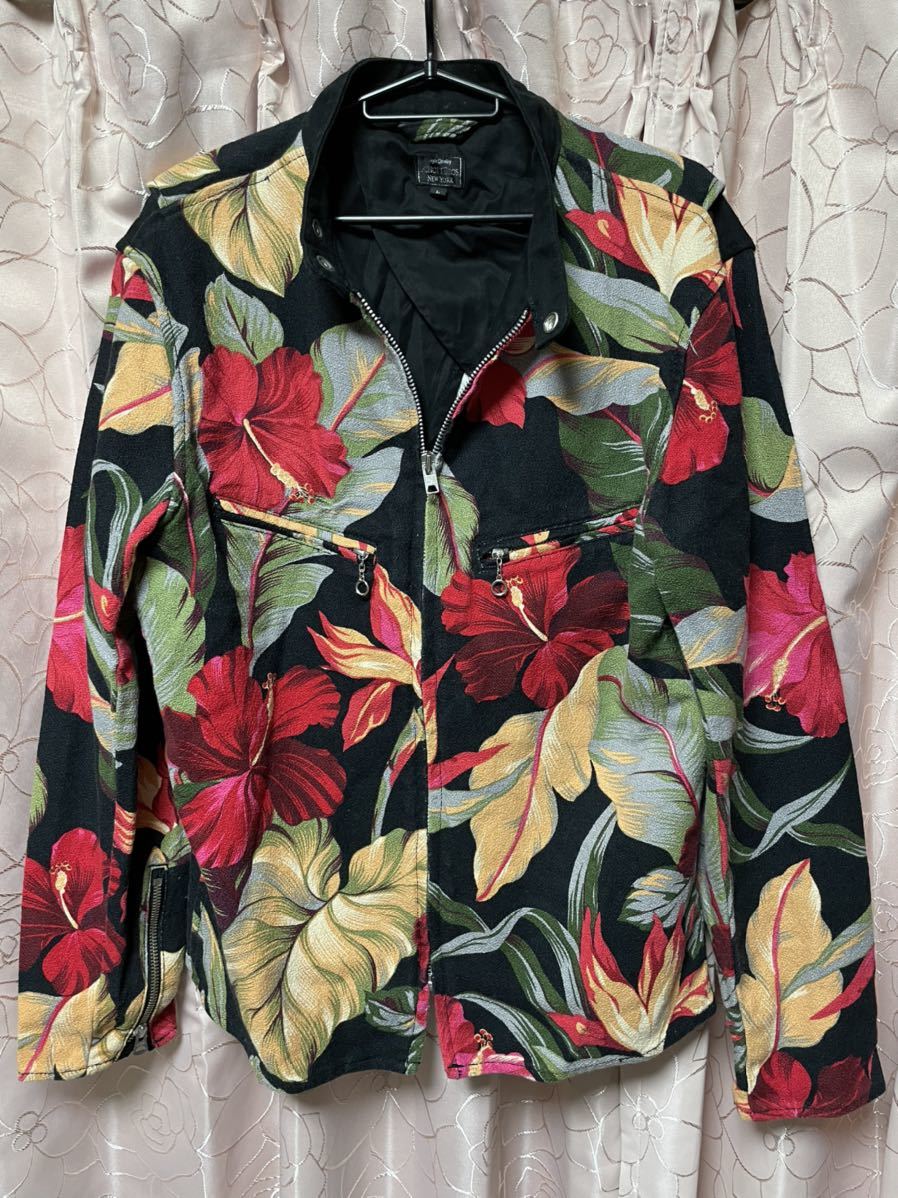 Schott BROS. シングルライダース お花柄がとても素敵 この柄は貴重 Schott | ショット レザージャケット 本革 641XX
