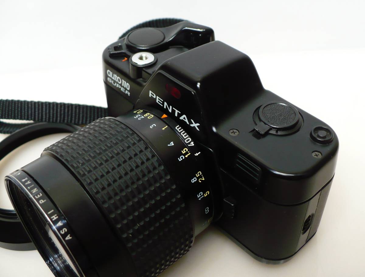 PENTAX Auto 110 フィルムカメラ レンズ 革製ケース付き（☆PENTAX 