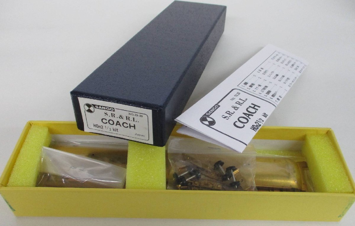 S.R.&R.L. HOn2 R. kit 2-6-2 SANGO 1⁄2 CAR BOX #18 珊瑚模型店