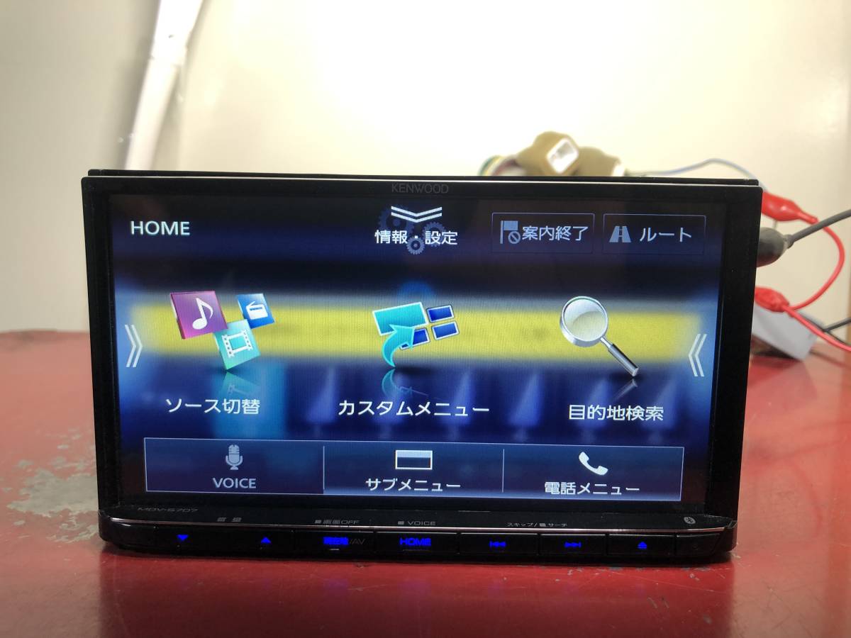 KENWOOD ケンウッド MDV-S707 | - 2025年版最新地図☆MDV-S707