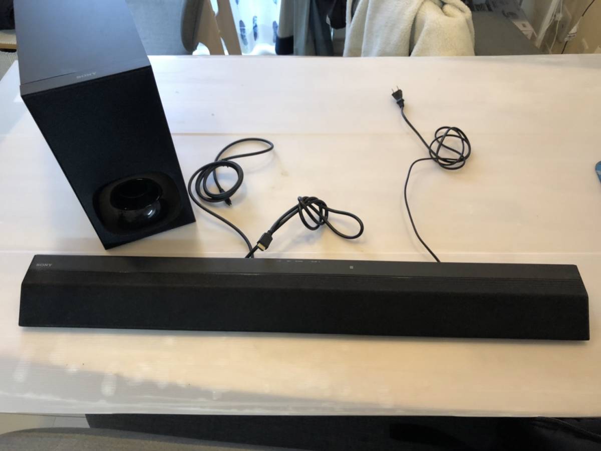 210）SONY ソニー 2017年製 スピーカーシステム サウンドバー SA-CT380 