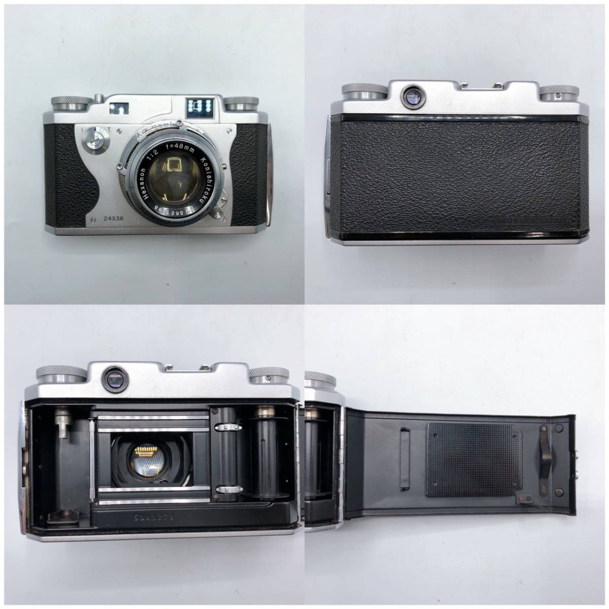 Konica コニカ ⅡA 1:2 f＝48㎜ C35 FD 38㎜ F1.8 フィルムカメラ