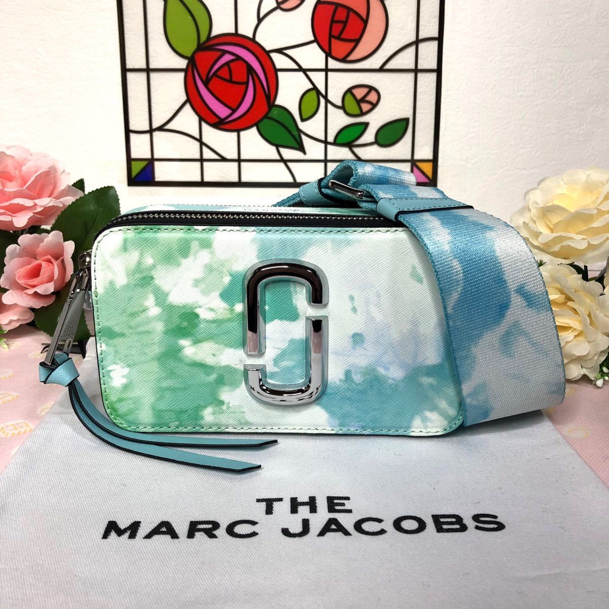 新品 MARC JACOBS スナップショット ショルダーバッグ2021 ブルー