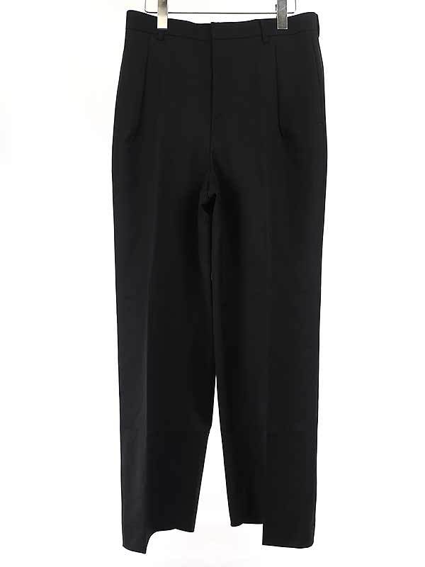【正規品，爆買い】 DIGAWEL ディガウェル 20AW Intuck Pants 1 ウールスラックスパンツ ブラック 2 メンズ(Mサイズ)｜売買されたオークション情報、yahooの商品情報をアーカイブ公開 - オークファン Mサイズ