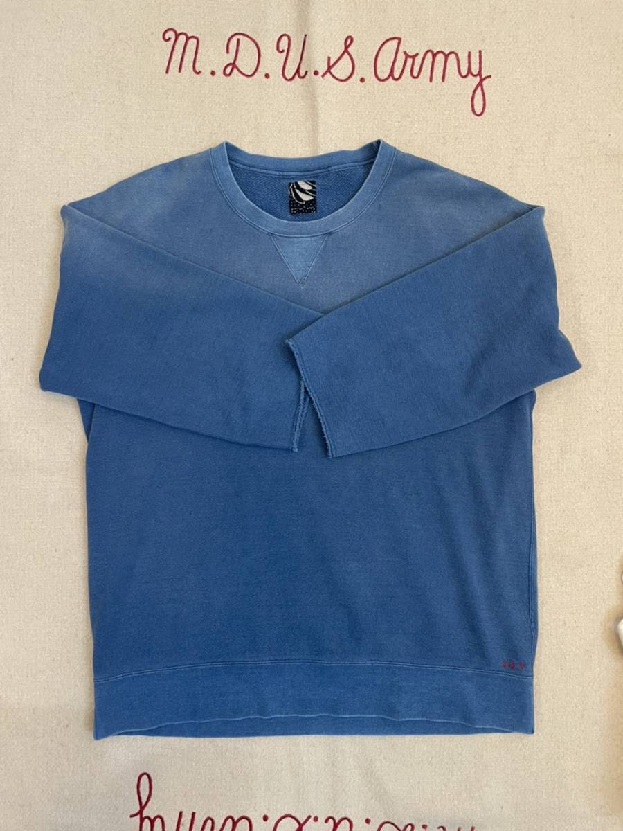 visvim ict JUMBO CREW 3/4 CRASH size:5 color:LT.INDIGO ひ