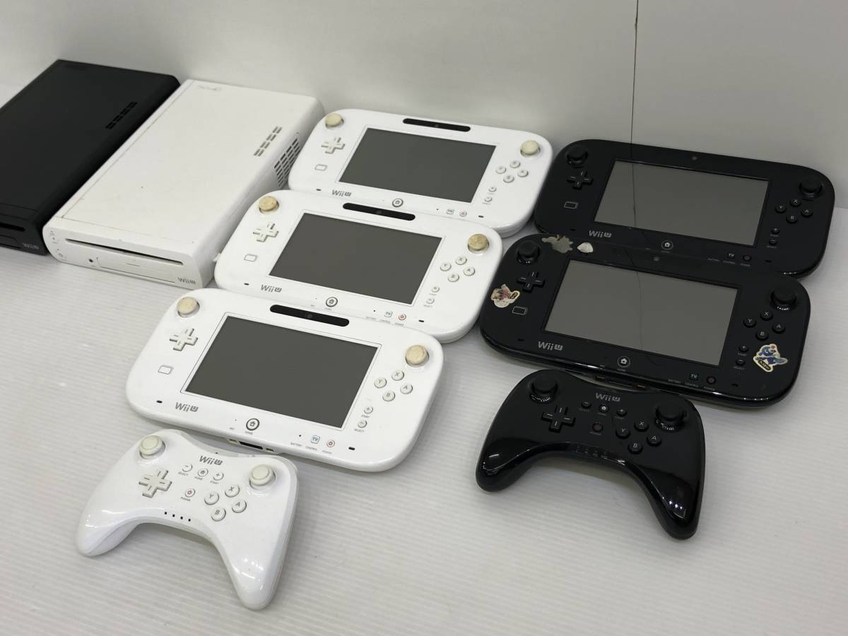 M2-12-9【Nintendo/任天堂】WiiU本体・パッド・ワイヤレス