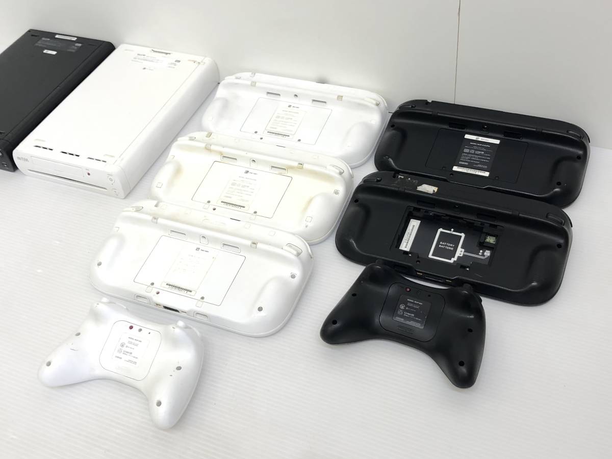 M2-12-9【Nintendo/任天堂】WiiU本体・パッド・ワイヤレス
