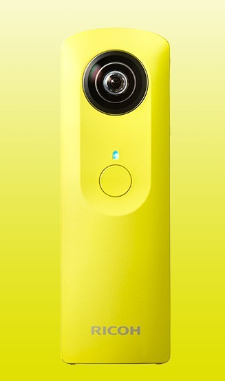 RICOH デジタルカメラ RICOH THETA m15 (イエロー) 全天球 360度カメラ