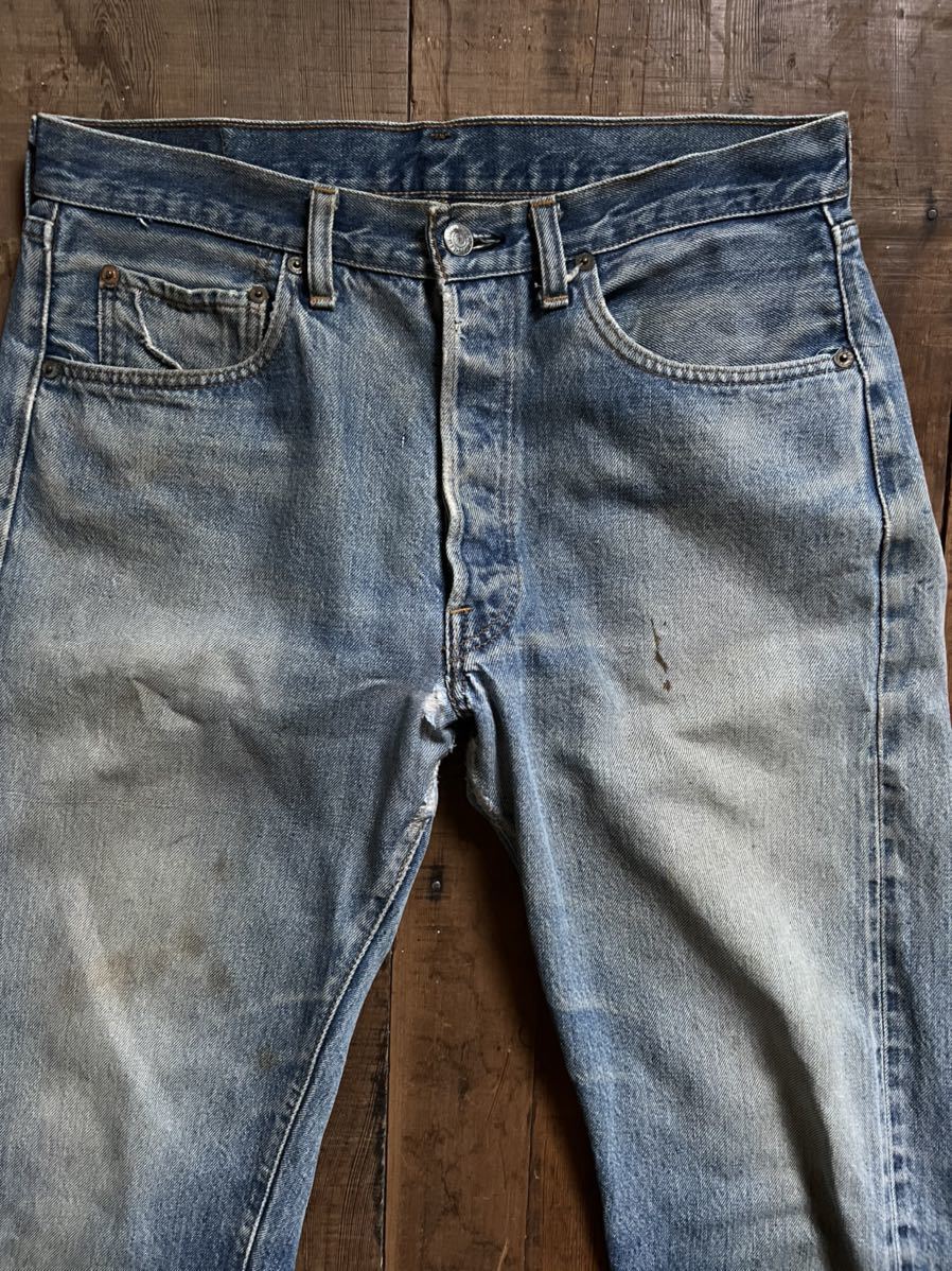70s LEVIS 501 66後期 1978年11月製造 股下リペア済み ゴールデン 