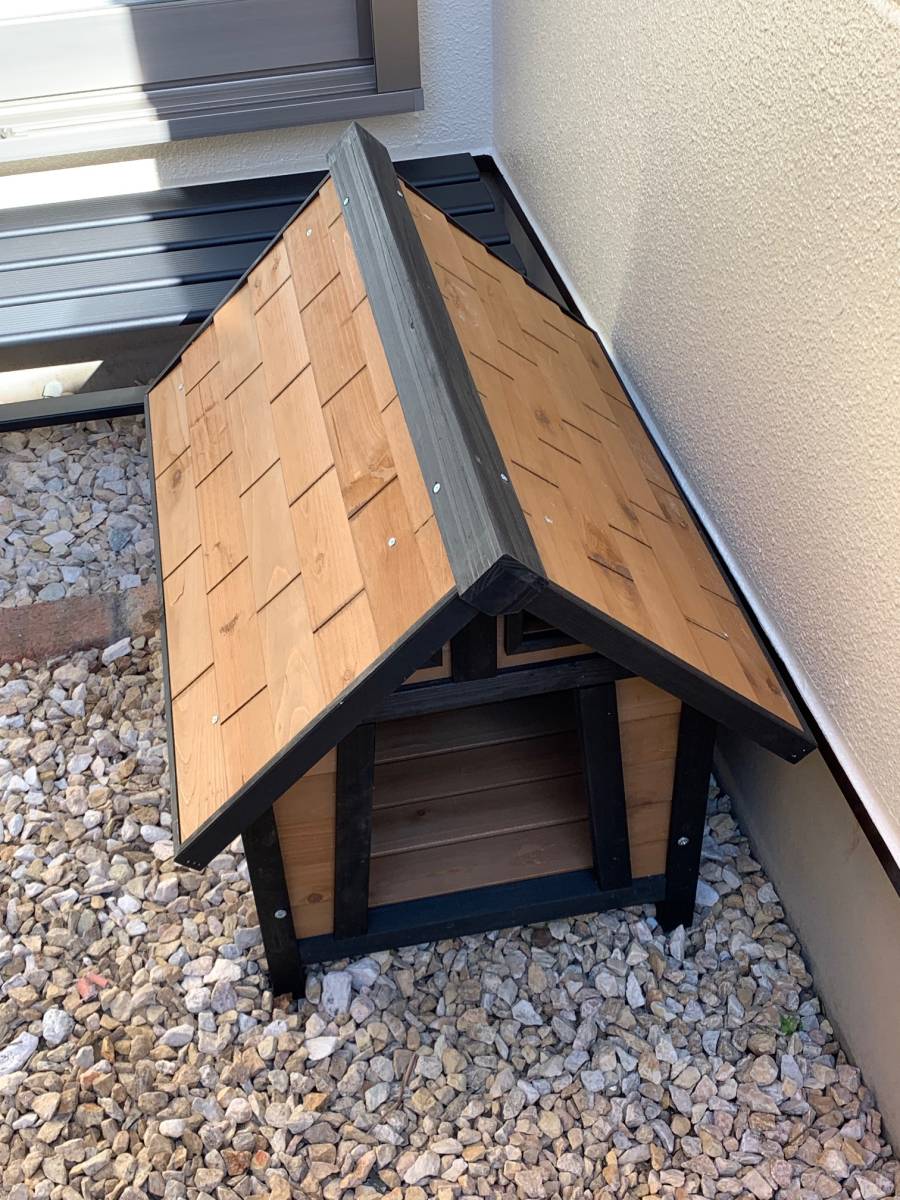の犬小屋 ビバウッドハウスのmサイズ 中型犬用 売買されたオークション情報 Yahooの商品情報をアーカイブ公開 オークファン Aucfan Com