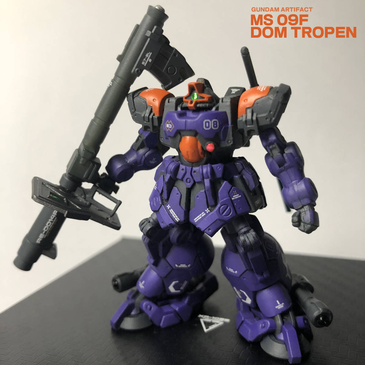 ガンダムアーティファクト 008 ドムトローペン 塗装完成品(完成品