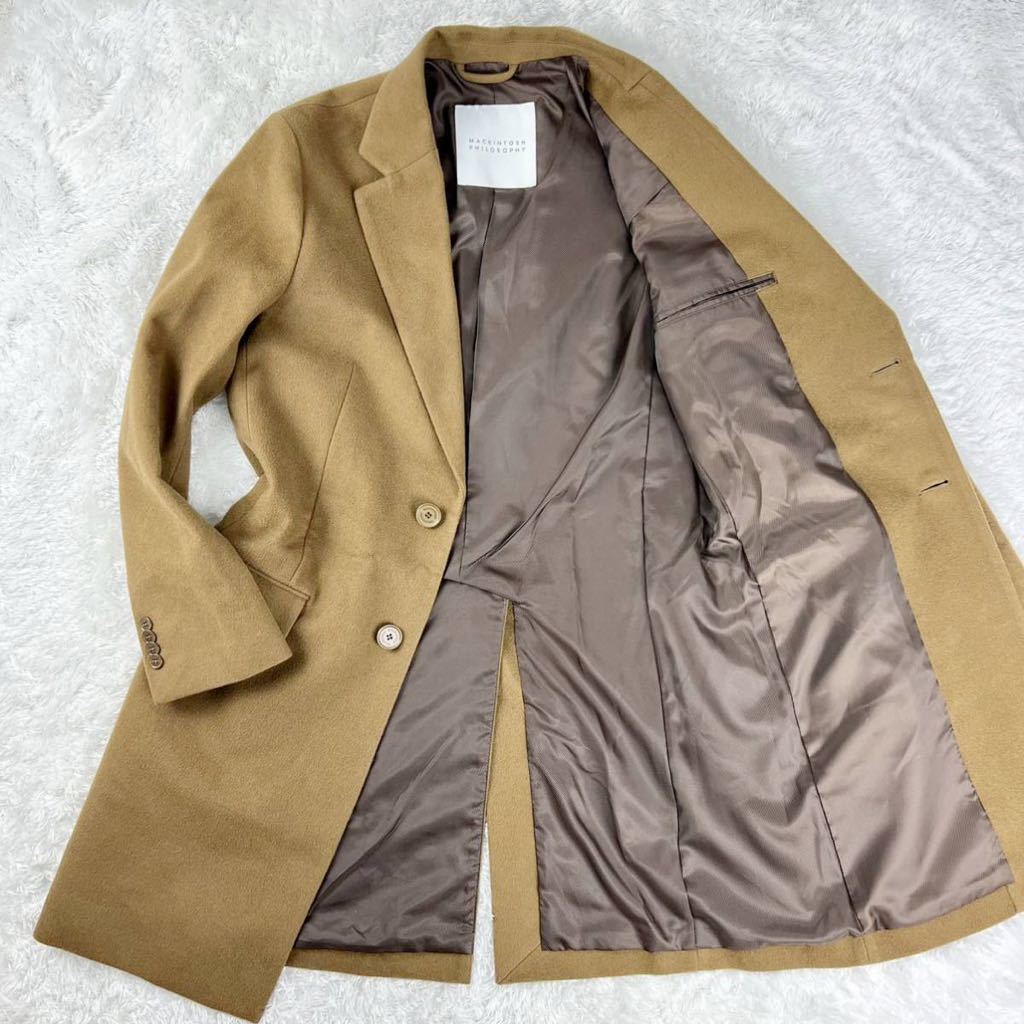 新作入荷，安い マッキントッシュ フィロソフィー 溢れ出る高級感 MACKINTOSH PHILOSOPHY チェスターコート Super120's ウール 38 M ブラウン(Mサイズ)｜売買されたオークション情報、yahooの商品情報をアーカイブ Mサイズ