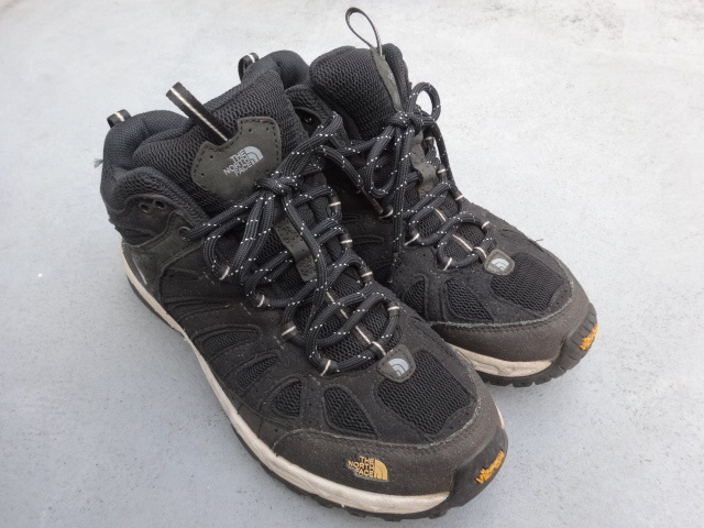  The North Face ノースフェイス GORE-TEX ゴアテックス ブラック 27.0cm ミドルカット トレッキング(27.0cm)｜売買されたオークション情報、yahooの商品情報をアーカイブ公開 - オークファン 27.0cm