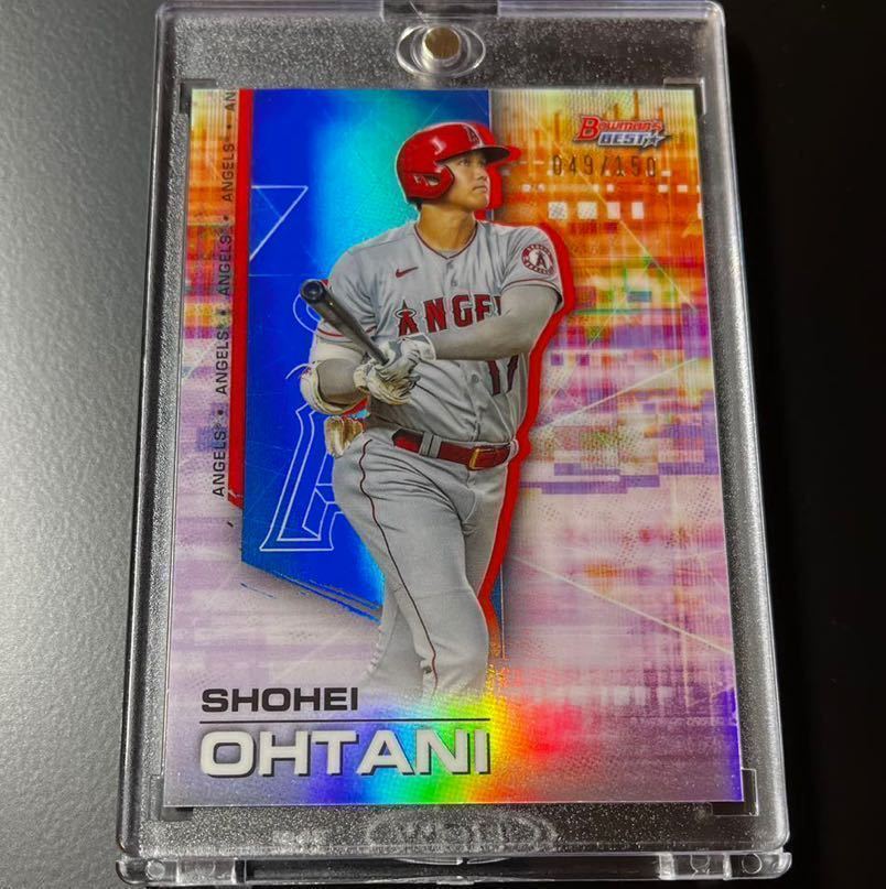 最新 150枚限定 2021 Topps Bowman's Best 大谷翔平 ブルーリフ