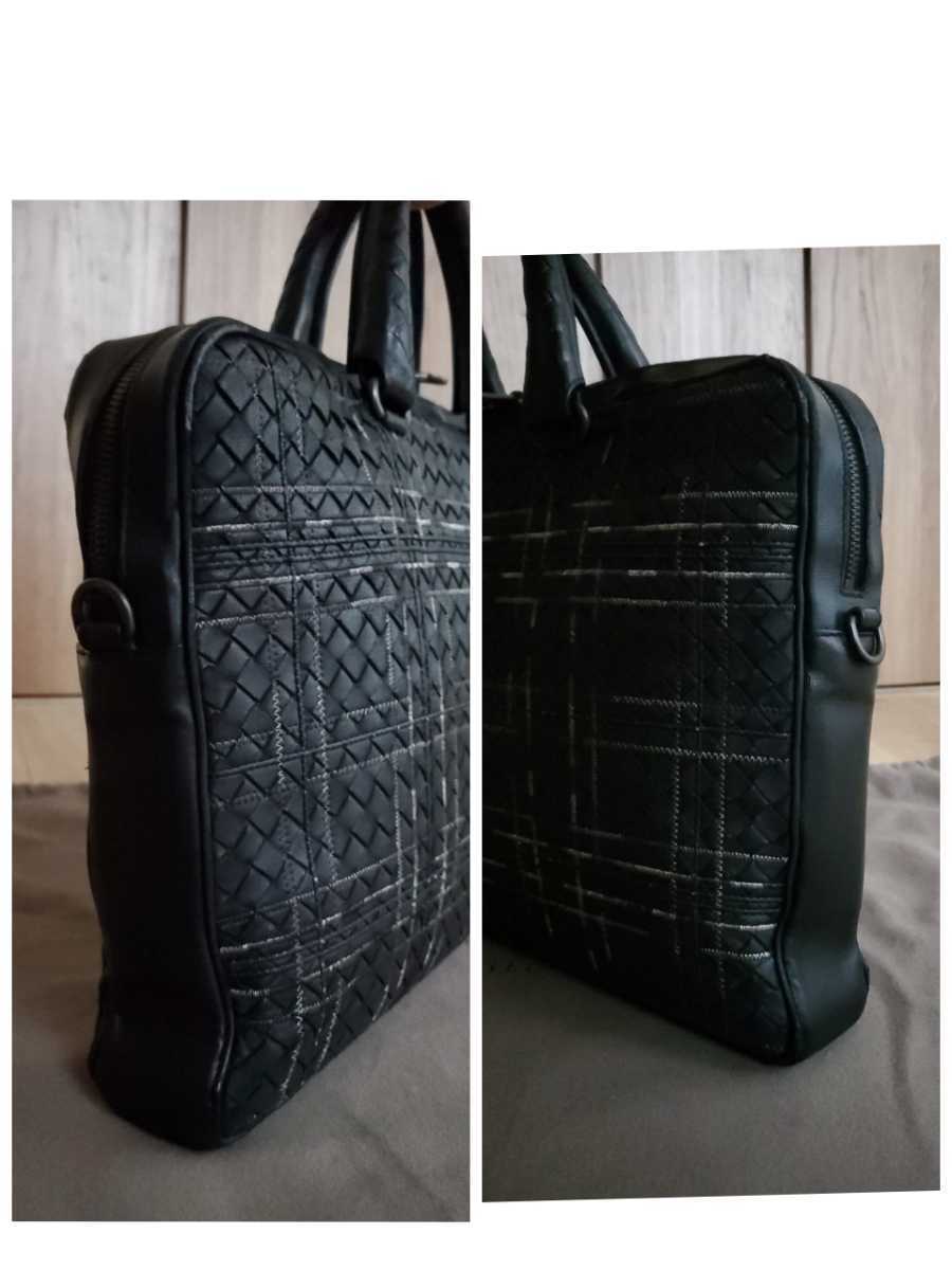 希少 ボッテガヴェネタ ビジネスバッグ ブリーフケース 刺繍(かばん