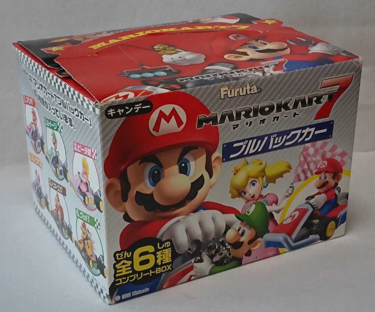 マリオカート　アマダ　プルバックカー　当時物 ☆マリオカート7 プルバックカー フルタ 当時物 全6種セット