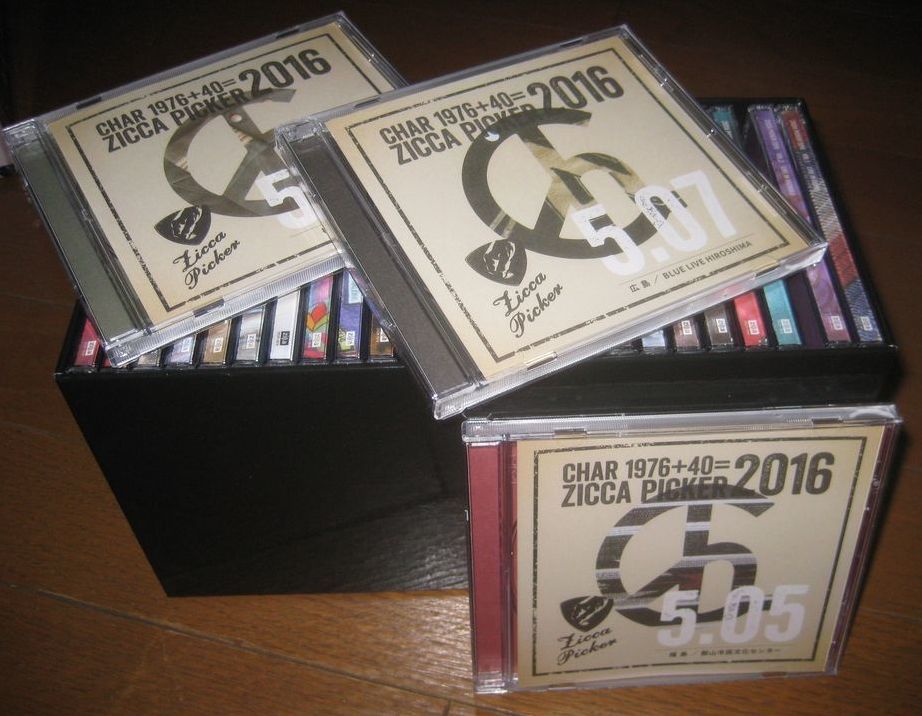 通販限定盤！チャー（Char）・24CD & DVD・「ZICCA PICKER 2016 全24