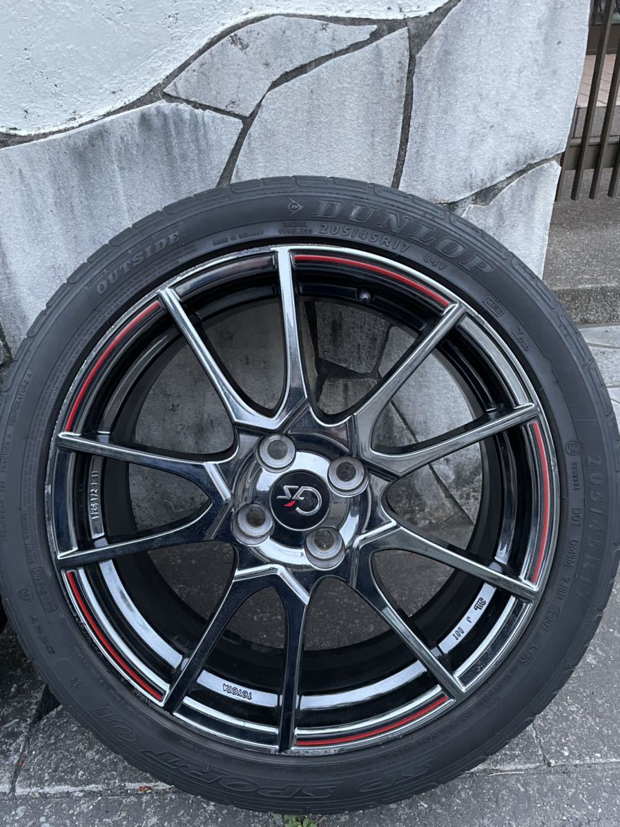 製造元限定特典 最終値下げ トヨタ アクア G's純正ホイール タイヤ4本