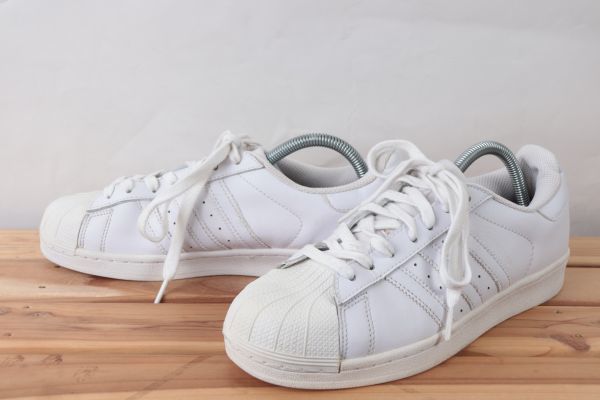 z5850 アディダス スーパースター US8 26.0cm/白 ホワイト adidas SUPERSTAR メンズ　スニーカー 中古