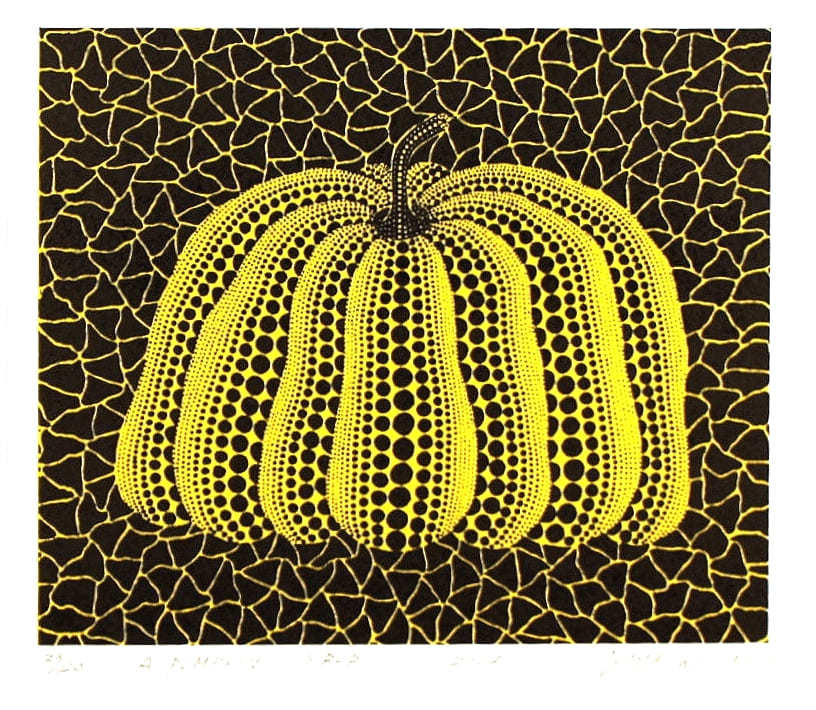 ◇ 草間彌生(模写) ◇ A PUMPKIN YB-B 2004 ◇ 版画 ◇ シルク