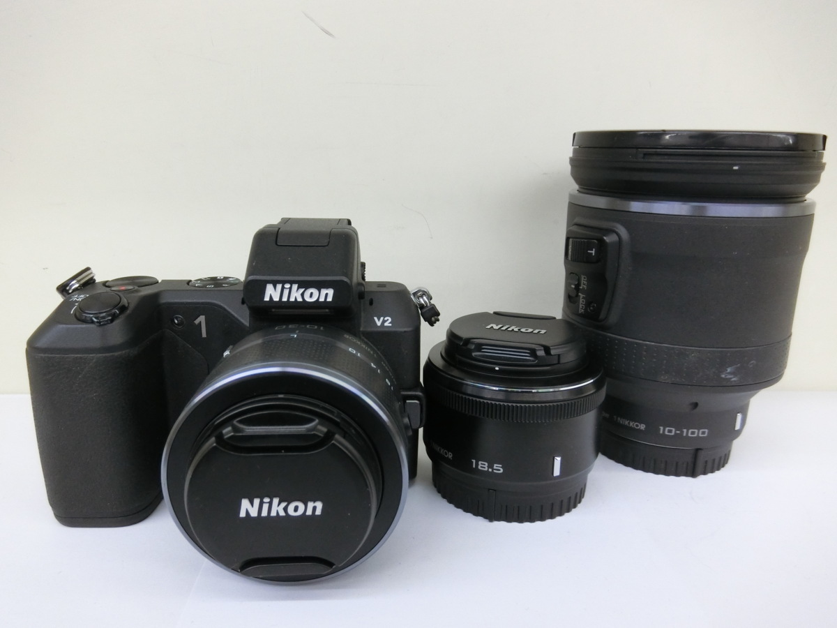 ニコン Nikon デジタルカメラ Nikon1 V2 レンズ3点付 中古 ジャンク G2 