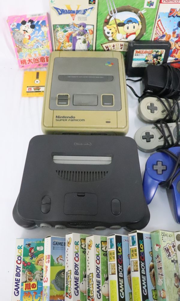 ト滝】 大量 任天堂 ゲームまとめ 約10kg Nintendo64 スーファミ 本体