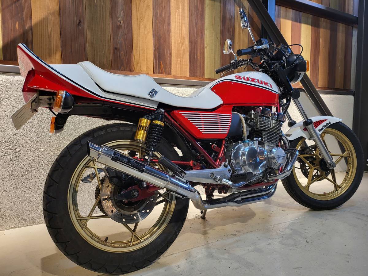 スズキ GSX400F ジーフォア 国内 カスタム多数 即乗り可能 実働 車検 